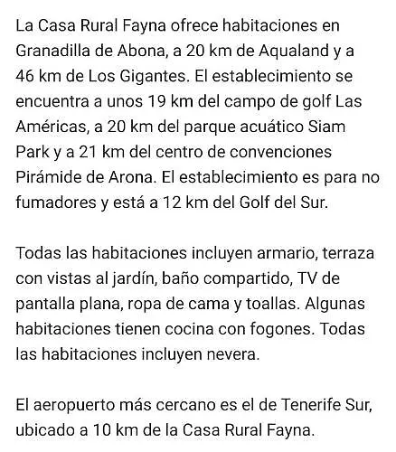 Πανσιόν Casa Rural Fayna *